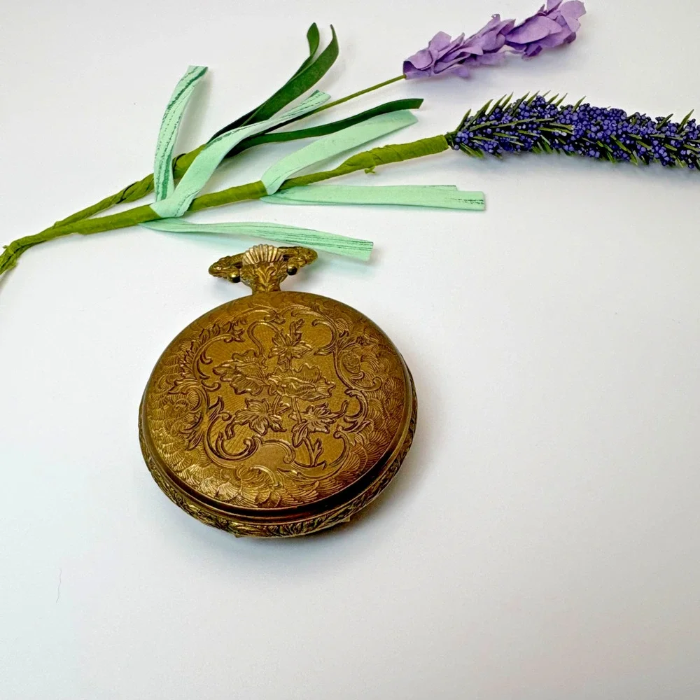 Vtg Légant 17 Jewels Swiss Pocket Watch Incabloc Hunter Dog Dad Classy Gift Fall